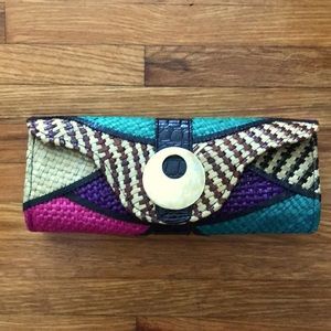 woven clutch / wristlet